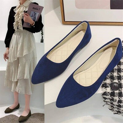 Candy Color Woman Flats Slip on Ladies Shallow Moccasins Fem
