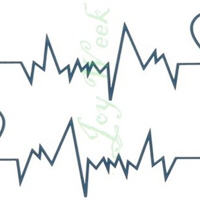 Waterproof Temporary Tattoo Sticker Body Art Love Wave Heart