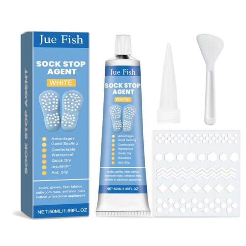 Jue-Fish Anti-Slip Socks Kit - Daily Use Silk Stockings Heel