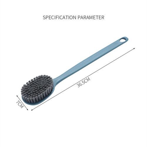 2pc Long-Handled Bathtub Shower Brush Bathroom Brush Body So