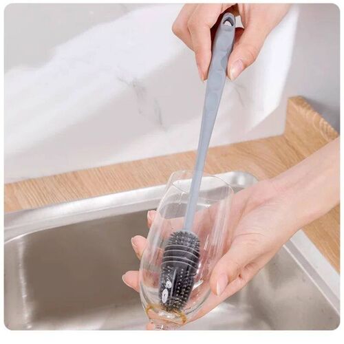 Silicone Cup Brush Cup Scrubber Glass Cleaner Kitchen Cleani