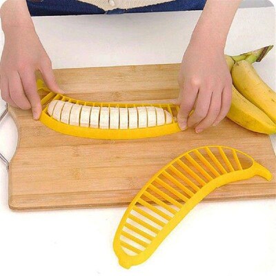 Kitchen Gadget Versatile Banana Slicer Salad Cook Cutter