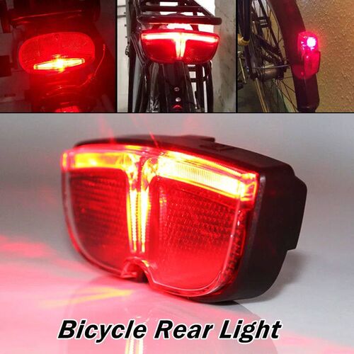 Electric Bike Led Red Taillight on Rear Rack Fender Rear Lig