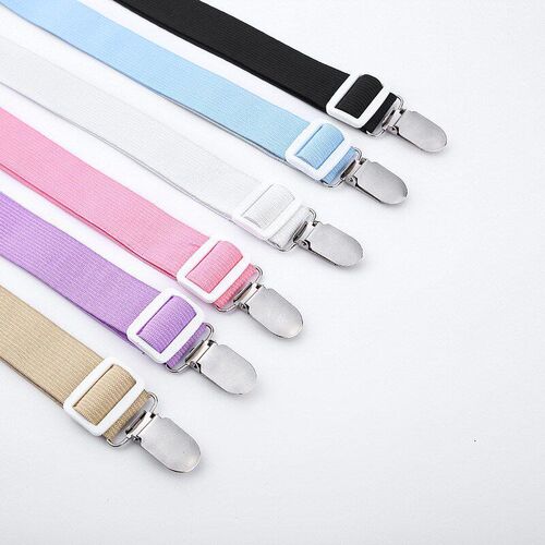 4pcs Adjustable Bed Sheet Fasteners Straps Elastic Mattress
