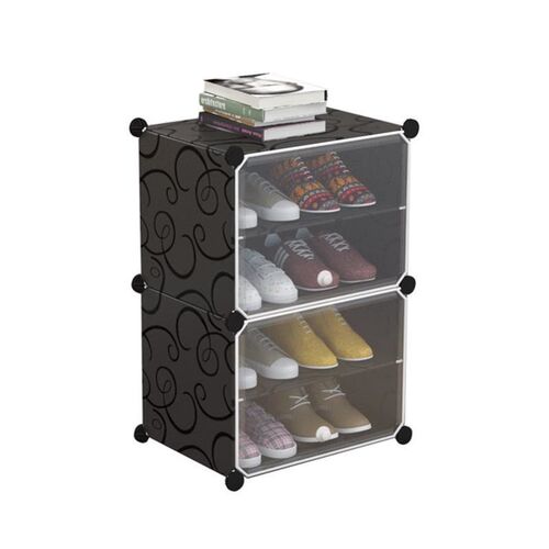 Dust proof shoe rack simple combination shoe storage cabinet