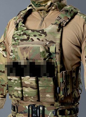 小钢蝎 FCSK战术背心5.5前攻击面板FCPC三联附件包蛋夹袋FERRO款