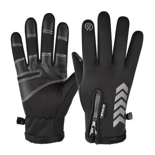 Winter cycling gloves men women with plush gloves保暖手套1