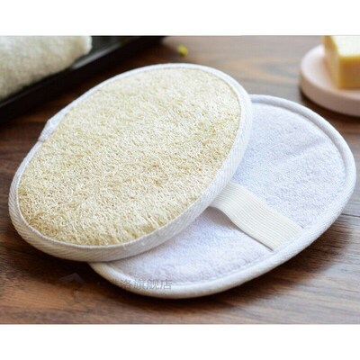 Natural Loofah Bath Shower Sponge Body Scrubber Exfoliator W