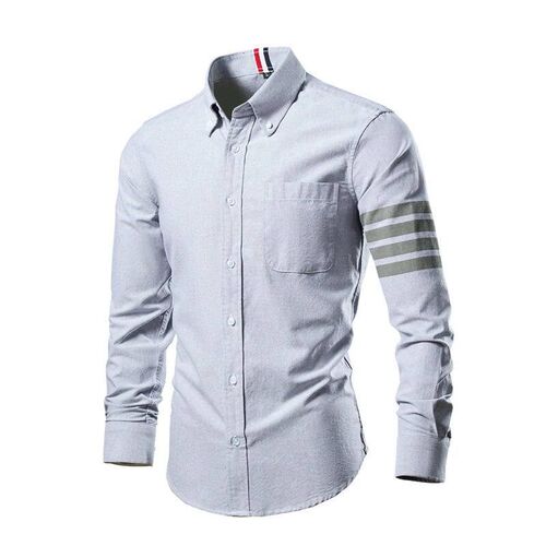 2023 rend Mens Shirts Casual Soft Thin Cotton Slim Luxury Lo