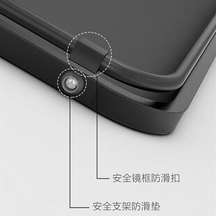 Piering Body Mirrors Alloy mounted Full Wall Aluminum Mirror