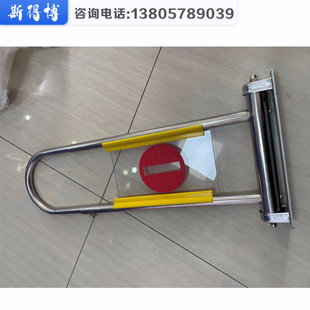 超市收银台门挡板不锈钢禁行器固定人行通道摆板禁行门禁止通行