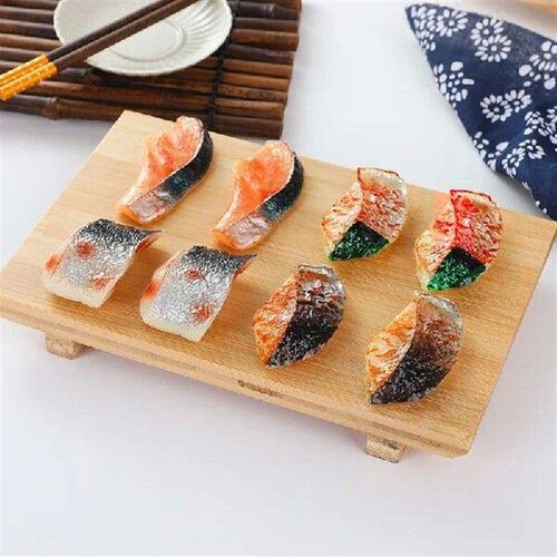 Simulated Japanese Sushi Salmon Simulation Grilled Fish