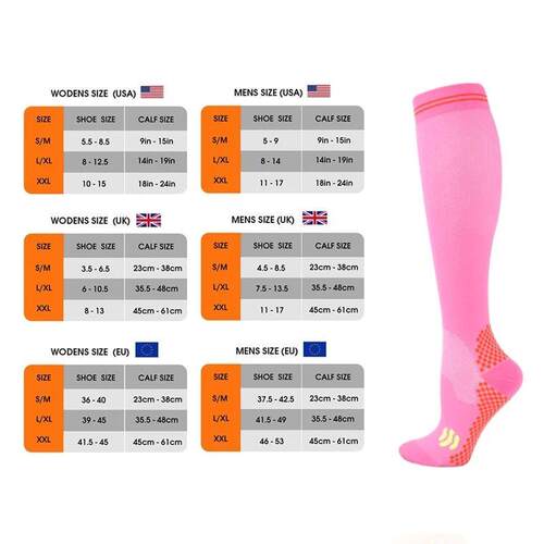1/3 Pairs Dropship Compression Socks Varicose Veins 20-30 Mm