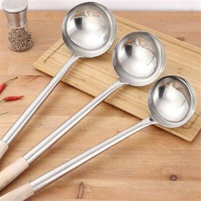 Long Handle Soup Ladle Cooking Utensils Ladle Spoon Wok