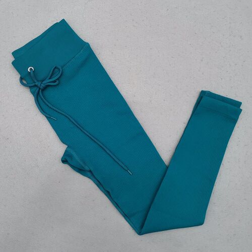 Ribbed Seamless Yoga Pants High Waist Gym Leggings Women