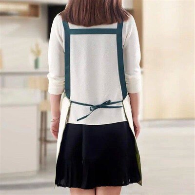Cute Kitchen Aprons for Woman Men Chef Work Apron for Grill