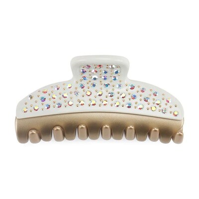 French Wandom large full-zircon hair grab the back of the he