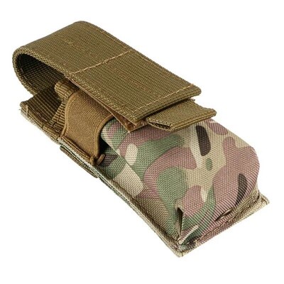 Tactical M5 Flashlight Molle Pouch Single Magazine Holster T