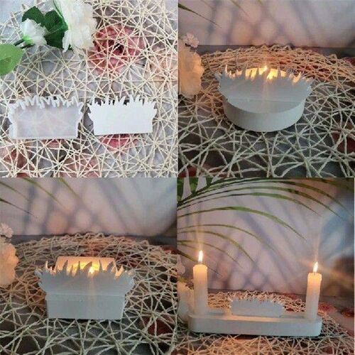 Fence Holder Lawn Silicones Molds for Making Tealight Holder