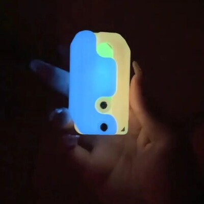 2023 Hot 3D Luminous Carrot Gravity Knife Fidget Toys Mini C
