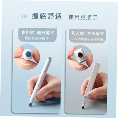 candy color double-headed highlighter marker pen双头荧光笔