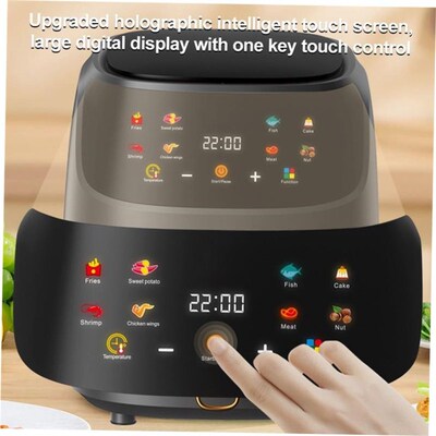 8LEnglish button air/fryer oven Multifunctional No lampblack