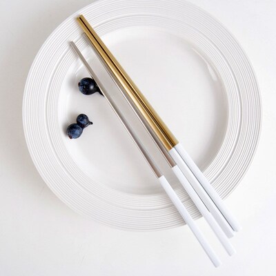 Portuguese brushed 304 stainless steel chopstick tableware