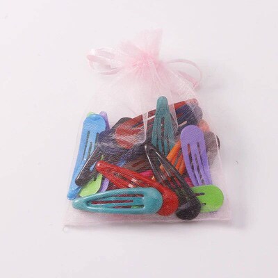 10-40Pcs/pack Colors Hair Clips For Women Girls Fashion Soli