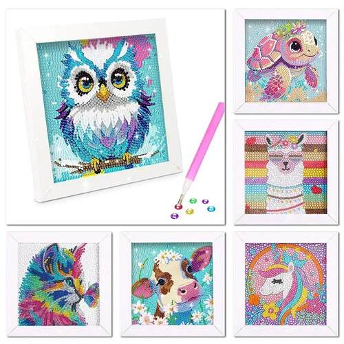 DIY Mosaic Carft Kits Diamond Arts and Crafts For Kids Brill