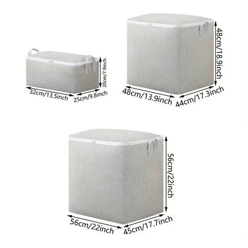 Storage Box Clothes Quilt Dustproof Non-Woven Wardrobe Space