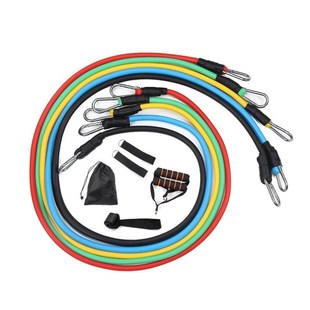 11pcs Resistance Band Gym Equipment Rubber exercise Band