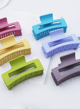 Korean Women Girls Plastic Hair Claws Hair Clips Headwear La