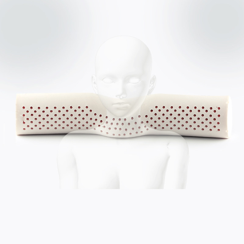 泰国乳胶圆柱颈椎枕牵引枕护颈专用天然橡胶长条圆形糖果睡眠枕头,床上用品,乳胶枕,淘宝优惠券,粉丝福利购,淘宝优惠卷