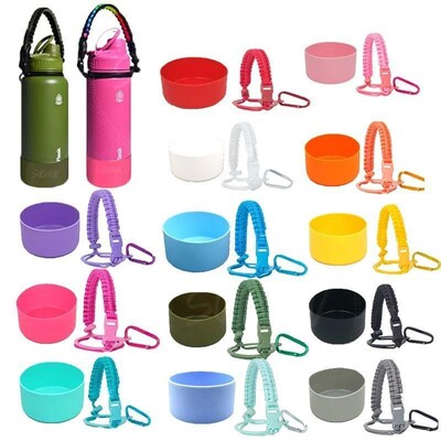 12-40oz Aquaflask Paracord Holder Rope Water Bottle Handle T