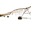 农作物水肥一体大面积排灌设备园林指针式 水涡轮浇地大型喷灌机