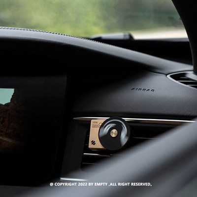 TITA  Turntable 唱片机车载香薰 出风口旋转香片 车内装饰摆件