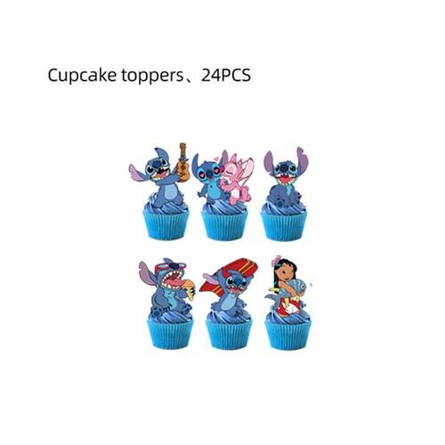 Lilo & Stitch Cake Toppers Cartoon Stitch Happy Birthday