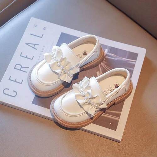 Kids Fashion Loafers Childrens British Style Leather Shoes