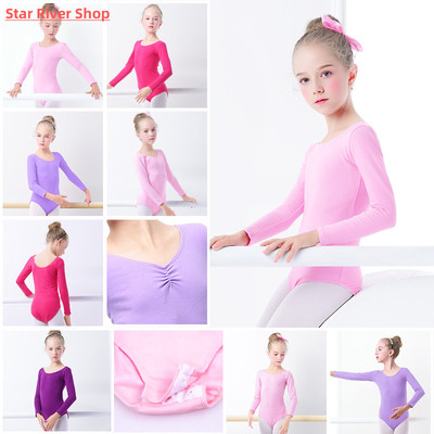 Girls Bodysuit Kids Leotard Gymnastics Dance Bodysuit Dance