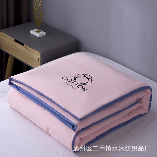 Summer cool quilt super soft cotton air conditioning sheet