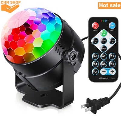 Sound Activated Party Lights with Remote DJ Lighting Disco