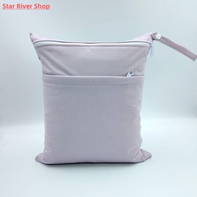 Morandi color Double Zippered Wet/Dry Bag Waterproof Wet Clo