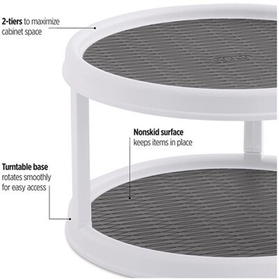 Turntable Spice Organizer Kitchen  Lazy Susan Cabinet