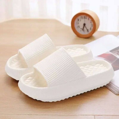 Womens Thick Platform Cloud Slippers EVA Soft Sole Pillow S