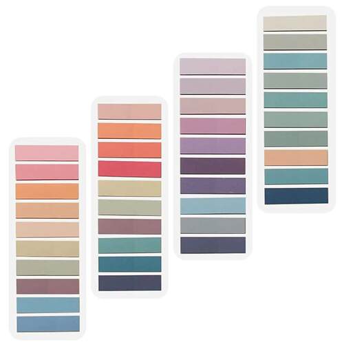 800Pcs Sticky Notes Index Tabs Page Book Markers, Transparen