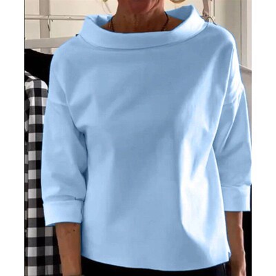 2025 Wind Temperament Sweater Womens tton Polyester Long Sl