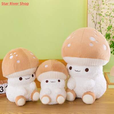 Mushroom Plush Toys Cute Mushroom Plushie Stuffed Plants