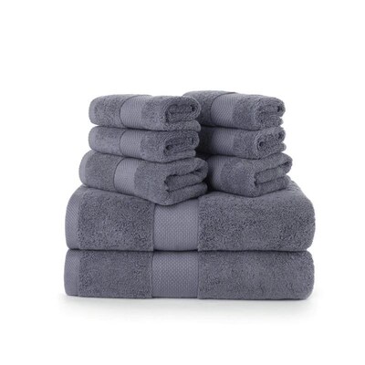 8 Pieces Cotton Bath Towel Set Bath Hand Towels Washcloths