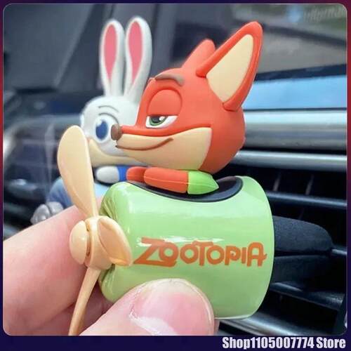 Judy Hopps Nick Characters Car Mounted Aromatherapy Air Outl