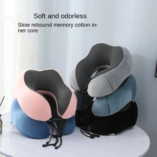 U Shaped Memory Foam Neck Pillows Soft Travel Pillow Massage